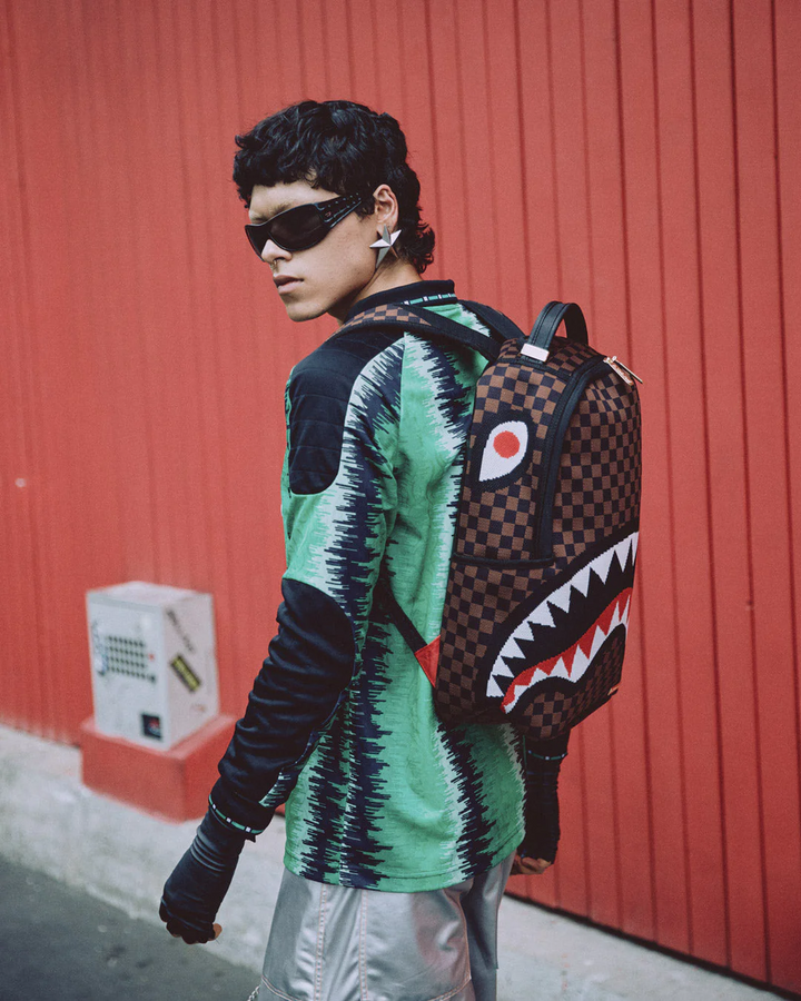 Sprayground Knit Sharks In Paris DLXSV Backpack