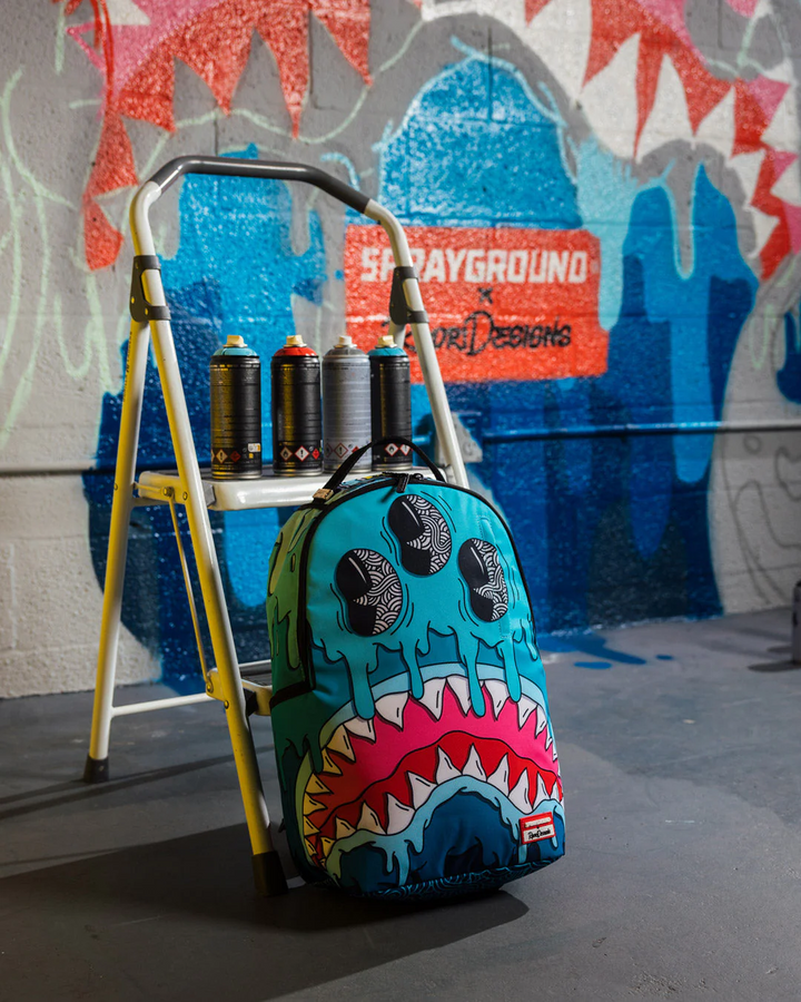 Sprayground X Rodri Designs Jorge Rodriguez Drips DLXSR Backpack