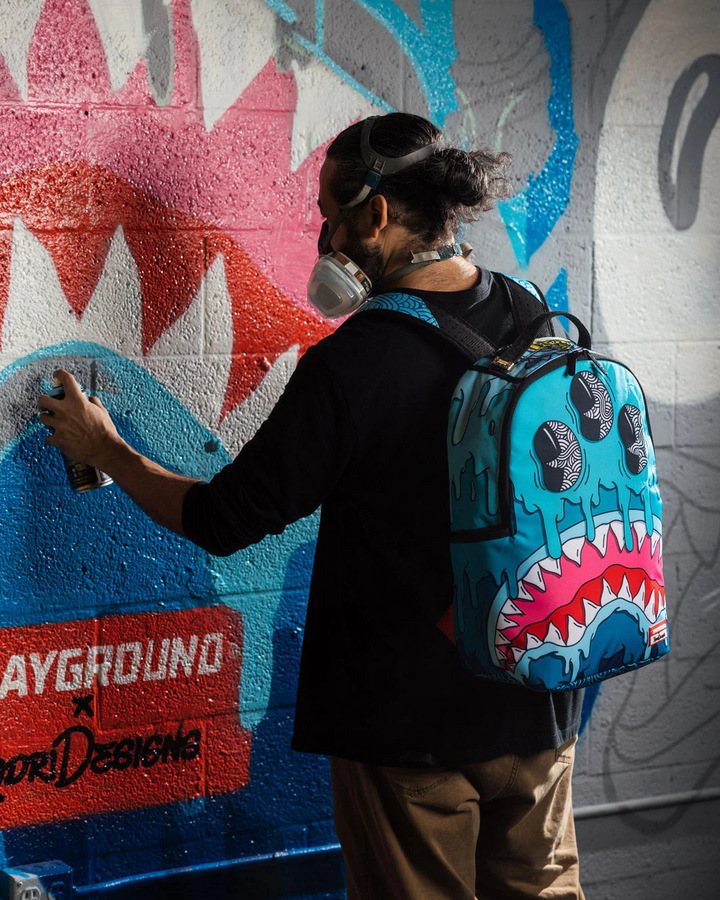 Sprayground X Rodri Designs Jorge Rodriguez Drips DLXSR Backpack