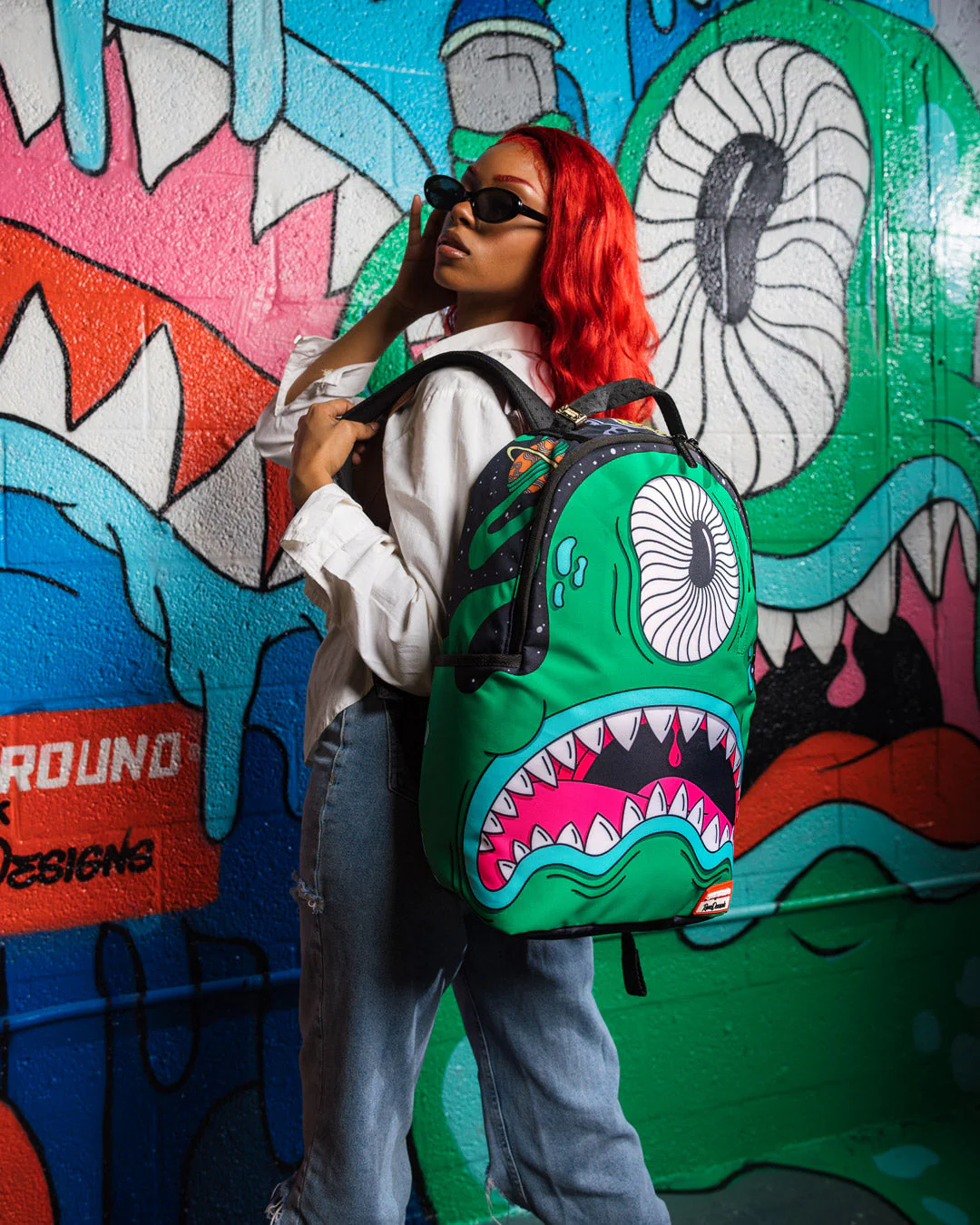 Sprayground X Rodri Designs Jorge Rodriguez Alien DLXSV Backpack