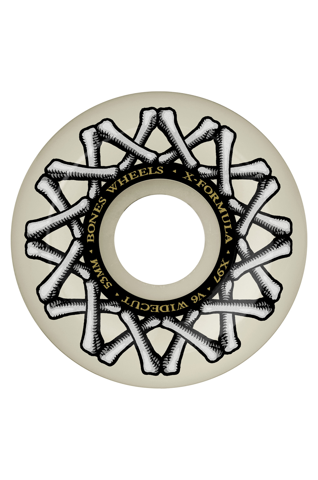 Bones Wheels X-Formula XF WIDECUT V6 Skateboard Wheels 53mm