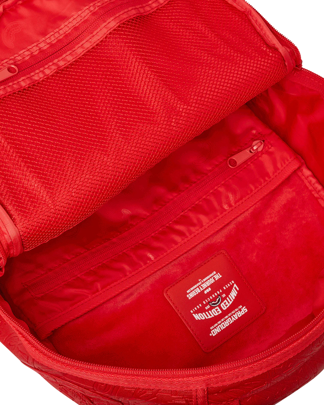 Sprayground backpack red hot sale