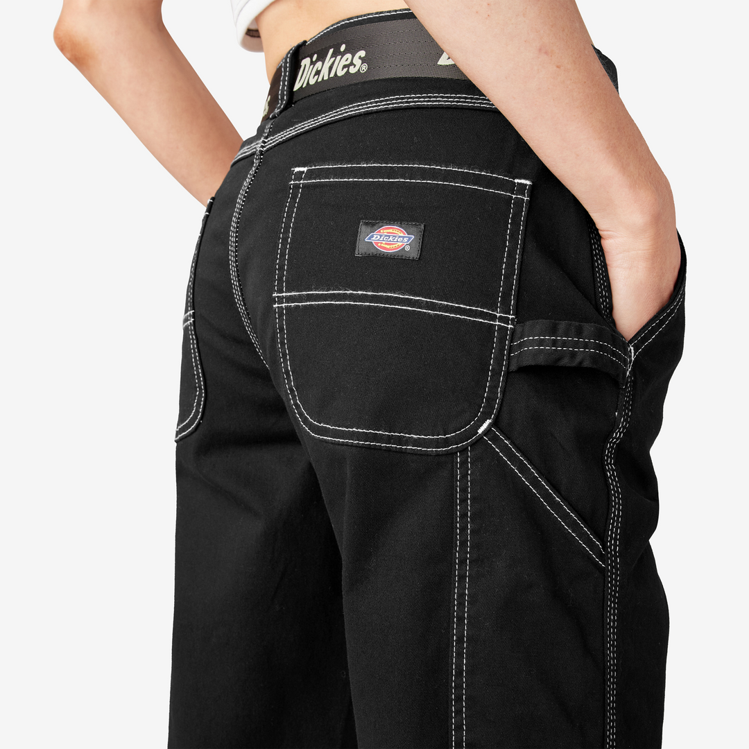 Dickies Women s High Waisted Carpenter Pant Black 28