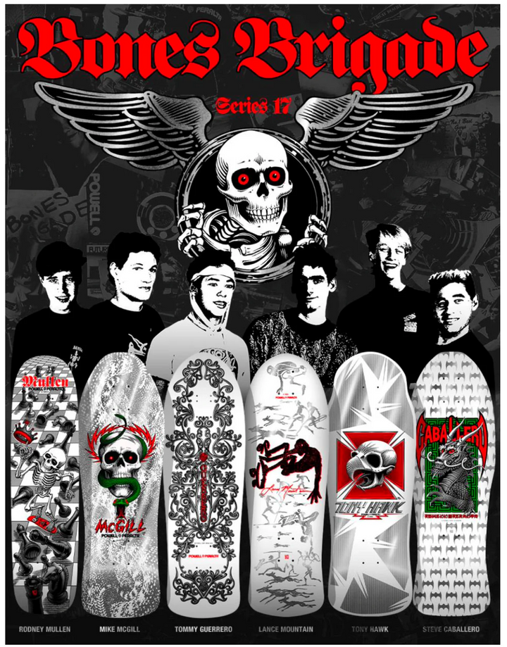 Powell Peralta Bones Brigade Rodney Mullen 17th Series Deck