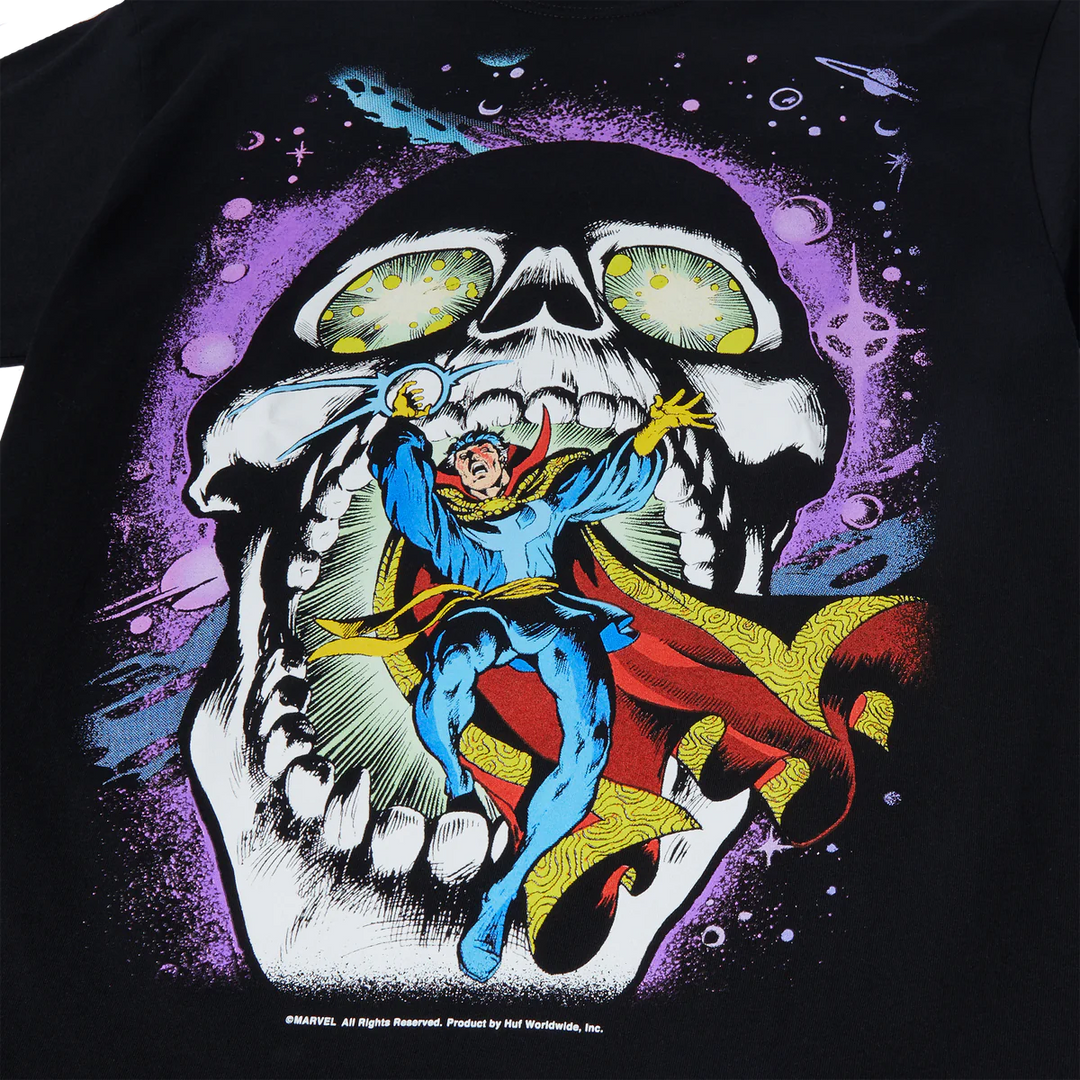 HUF x Avengers Strange Skull SS Tee