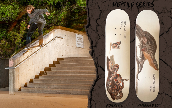 Zero Skateboards Kanaan Reptile Deck 8.25"