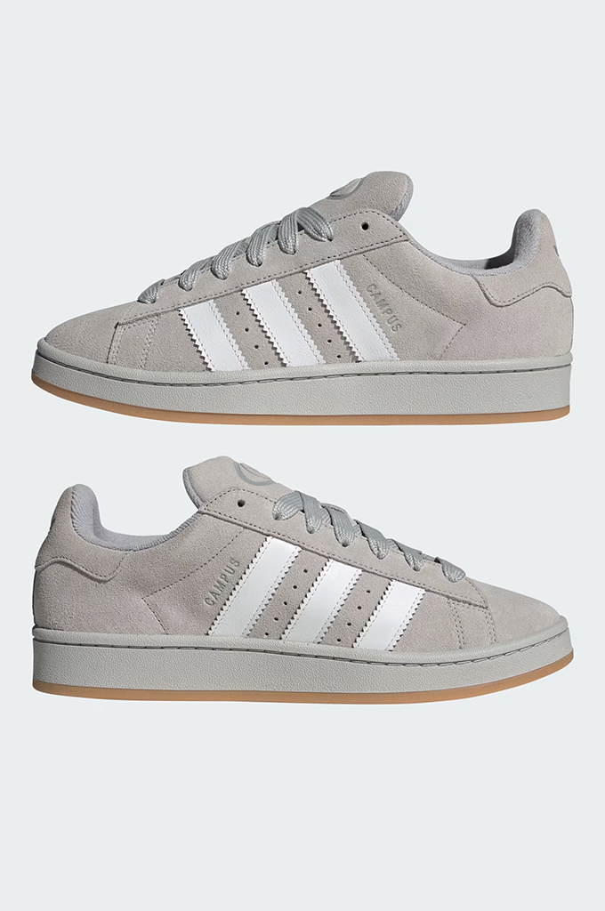 Adidas Campus 00s Men's Shoes (Grey Two / Cloud White / Gum)