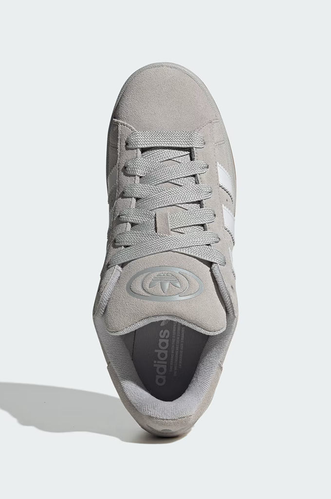 Adidas Campus 00s Men's Shoes (Grey Two / Cloud White / Gum)