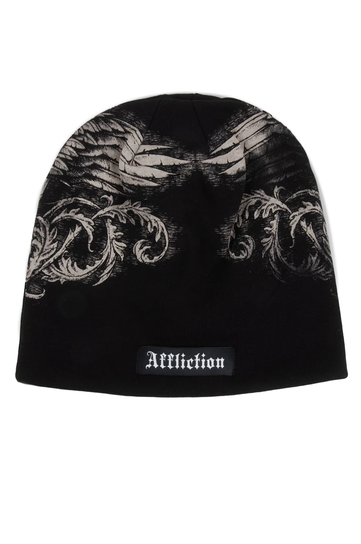 Affliction Winged Up Reversable Beanie