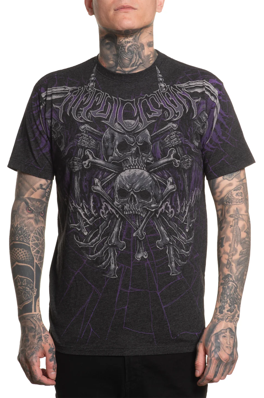 Affliction Darkness Falls Tee
