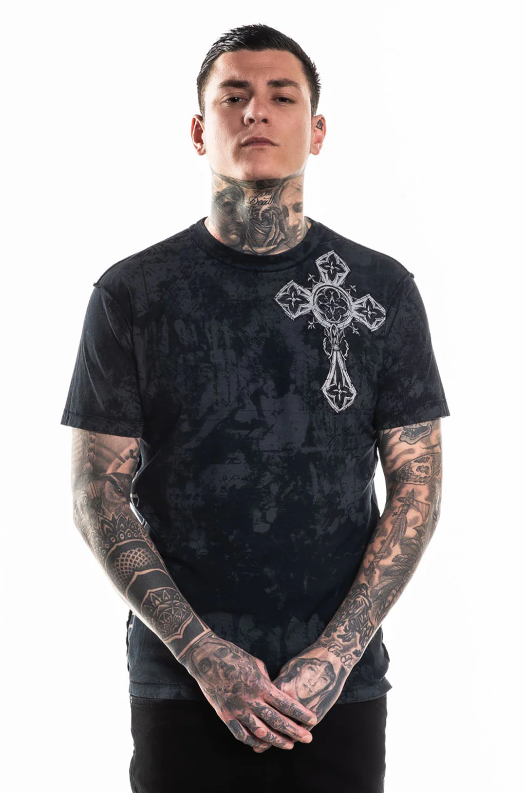 Affliction Silent Rain SS Reversable Tee