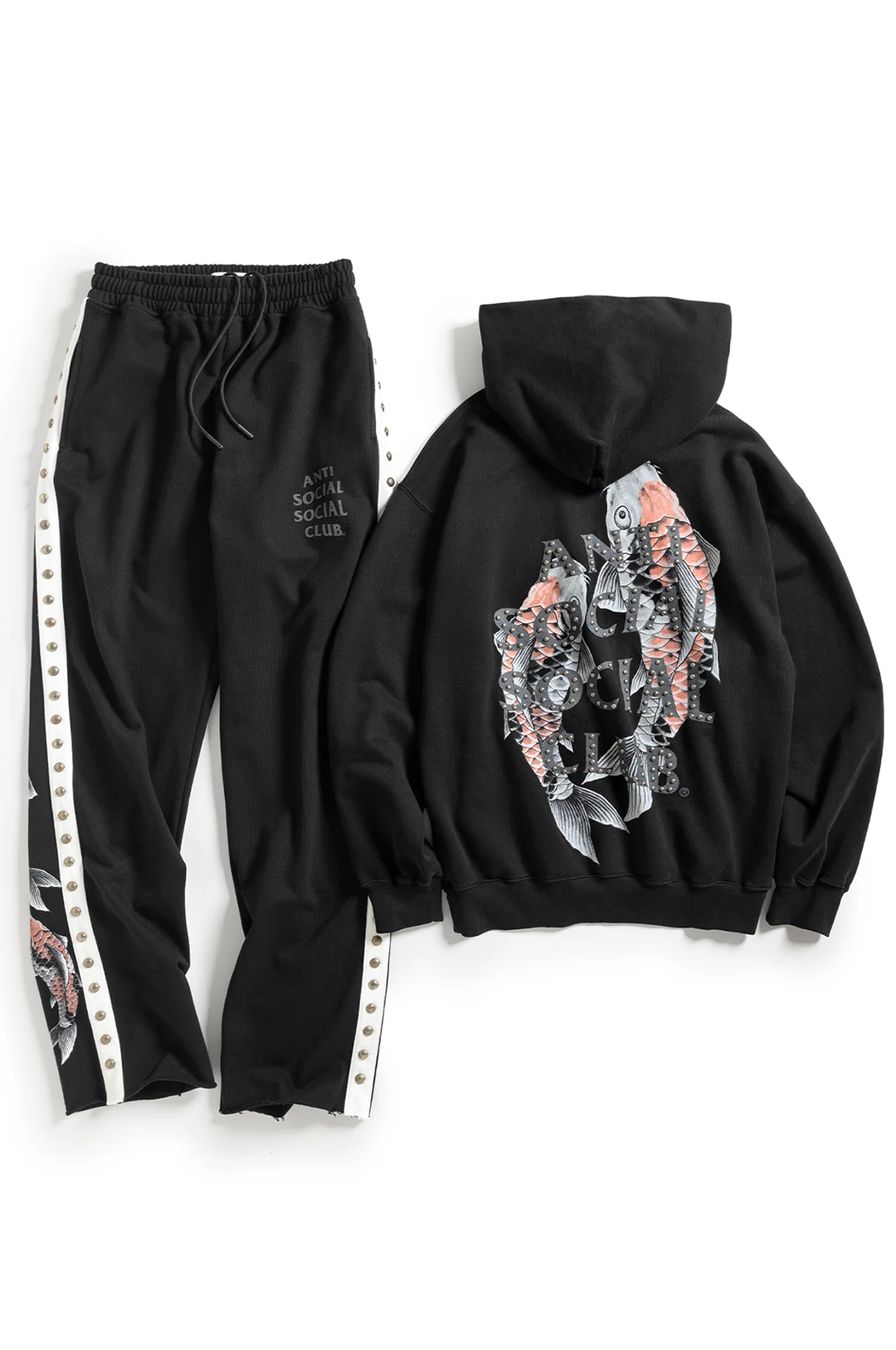 Anti Social Social Club Studded Mind Games Pullover Hoodie