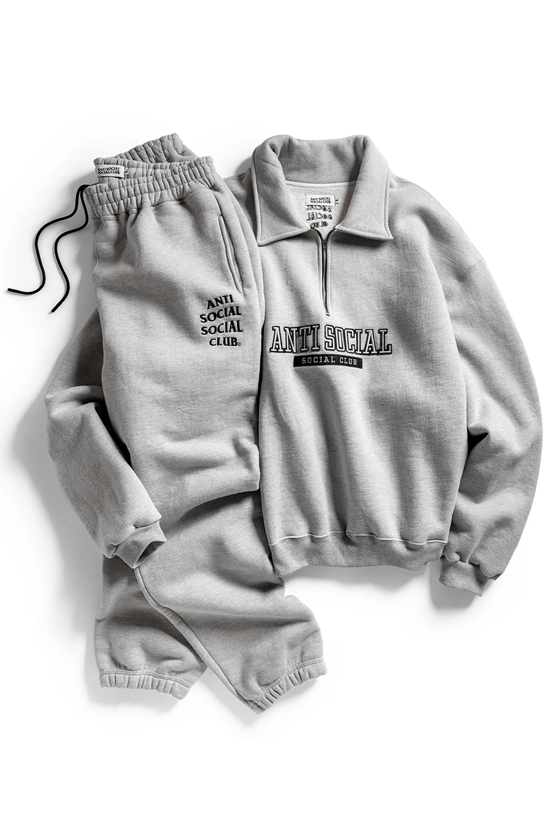 Anti Social Social Club Embroidered Sweat Pants