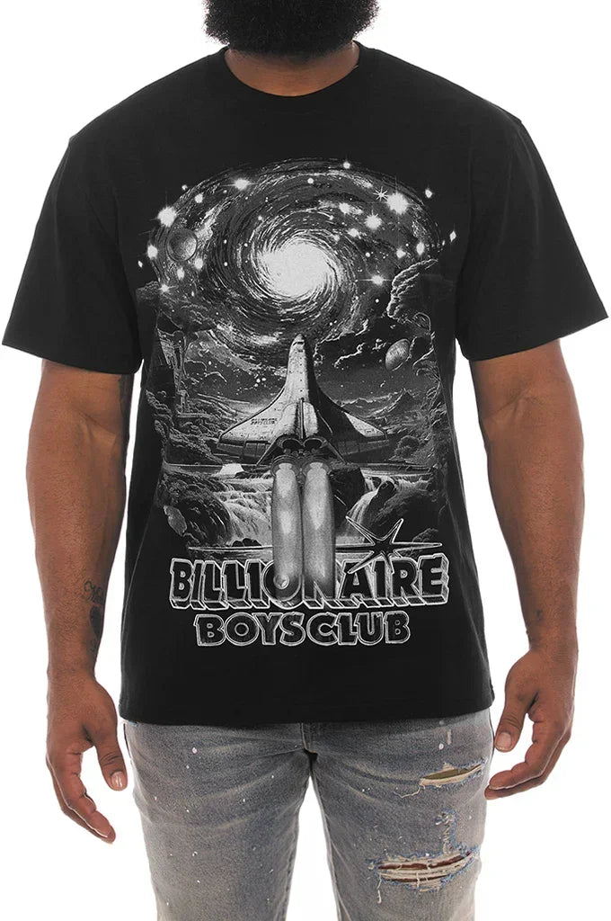 Billionaire Boys Club BB Gray Horizon Oversized SS Knit Tee
