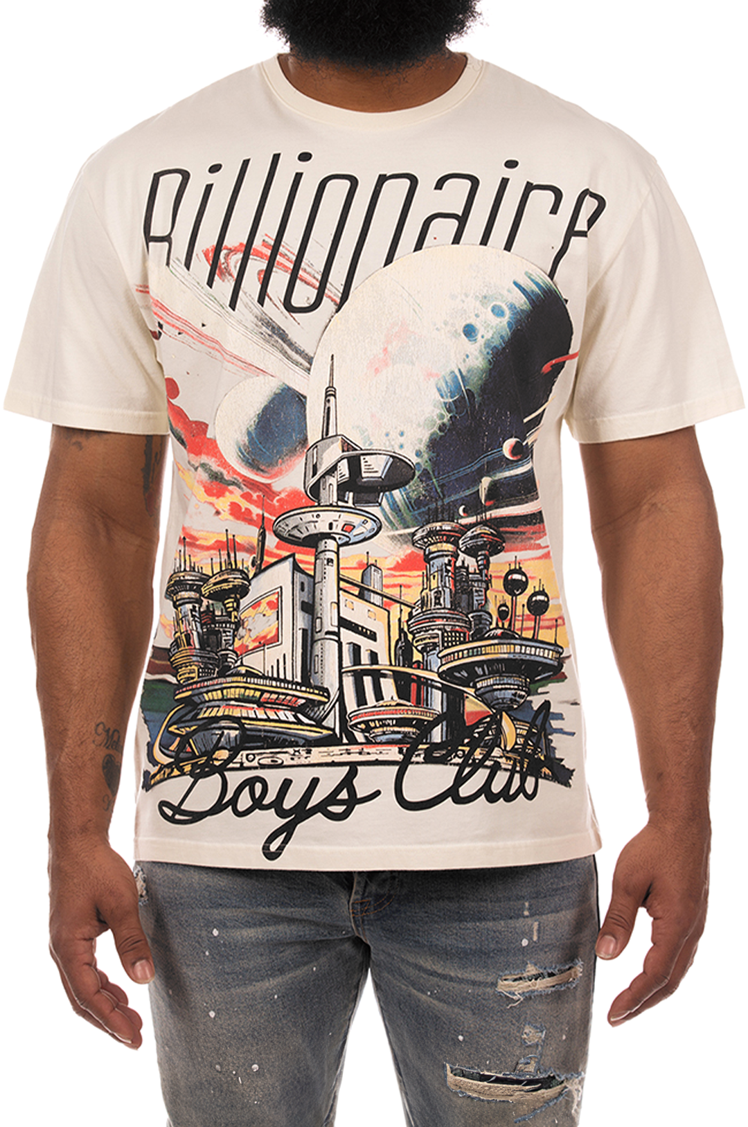 Billionaire Boys Club BB Skycity SS Knit Tee (Oversized)