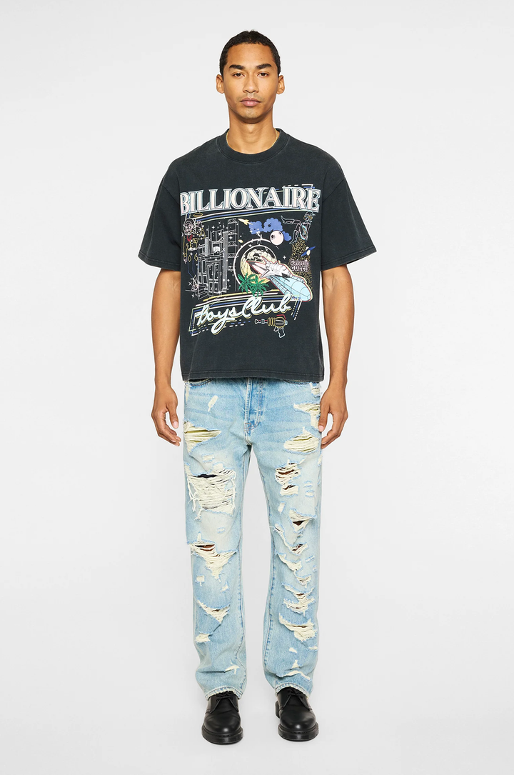 Billionaire Boys Club BB To The Moon SS Knit Tee (Cropped Fit)