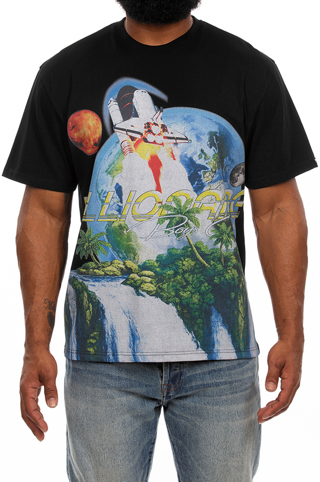 Billionaire Boys Club BB Waterfalls SS Knit Tee (Oversized Fit)