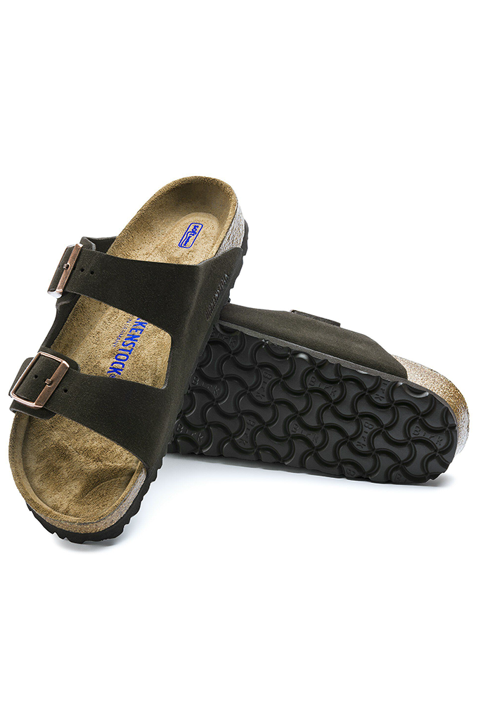 Birkenstock Arizona Soft Footbed Suede Leather Unisex Sandals (Regular Fit)