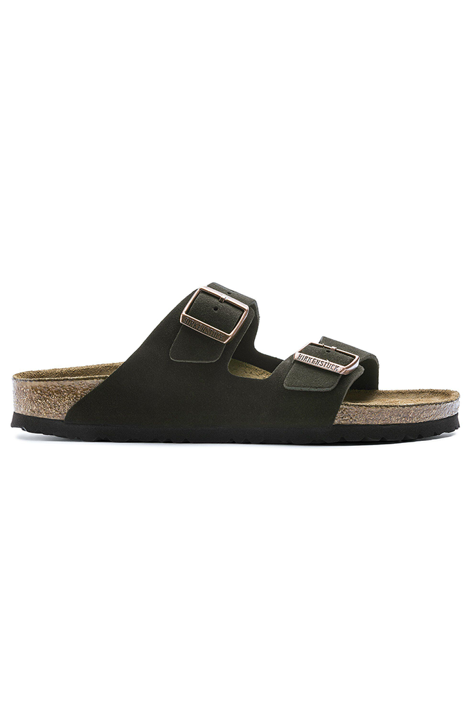 Birkenstock Arizona Soft Footbed Suede Leather Unisex Sandals (Regular Fit)
