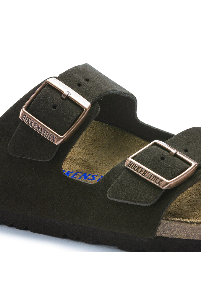 Birkenstock Arizona Soft Footbed Suede Leather Unisex Sandals (Regular Fit)