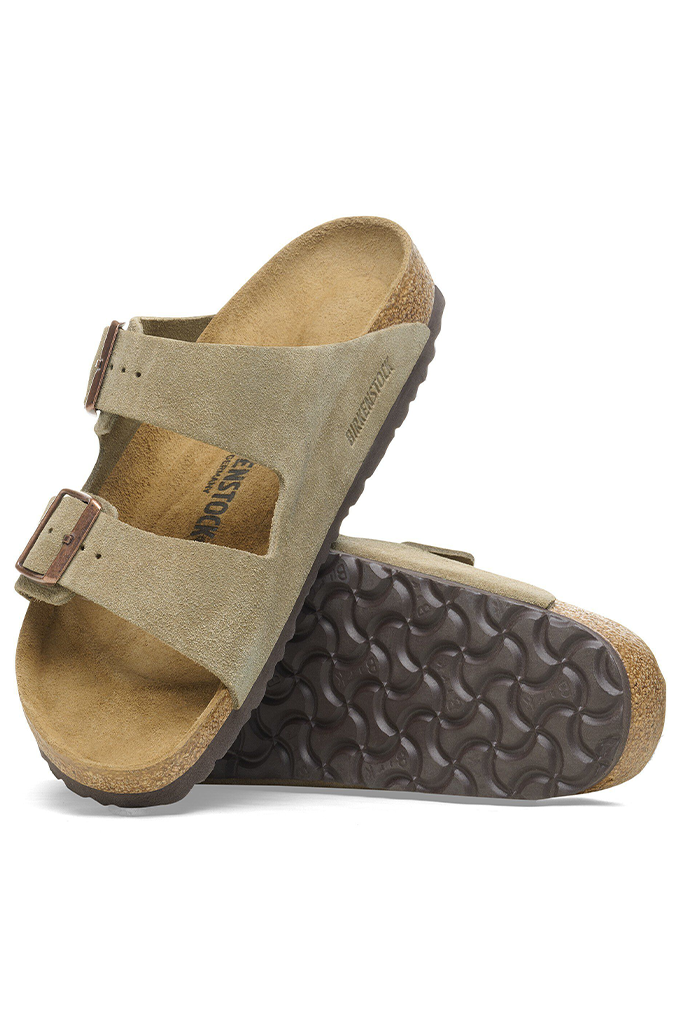 Birkenstock Arizona Suede Leather Unisex Sandals (Regular Fit)