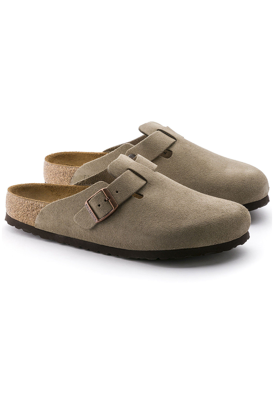 Birkenstock Boston Soft Footbed Suede Clogs (Regular Fit)