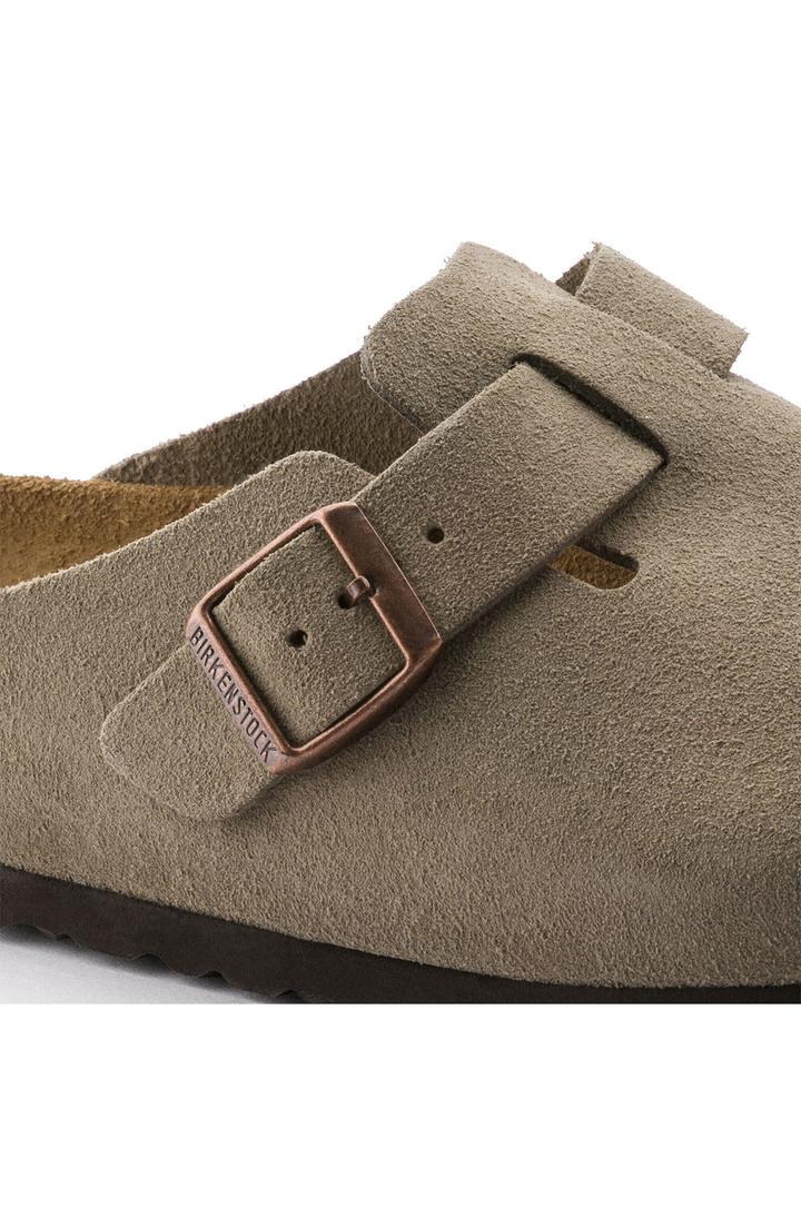 Birkenstock Boston Soft Footbed Suede Clogs (Regular Fit)