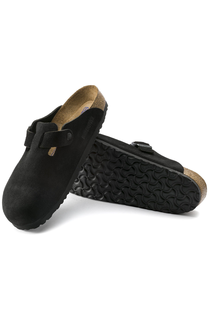 Birkenstock Boston Soft Footbed Suede Clogs (Regular Fit)
