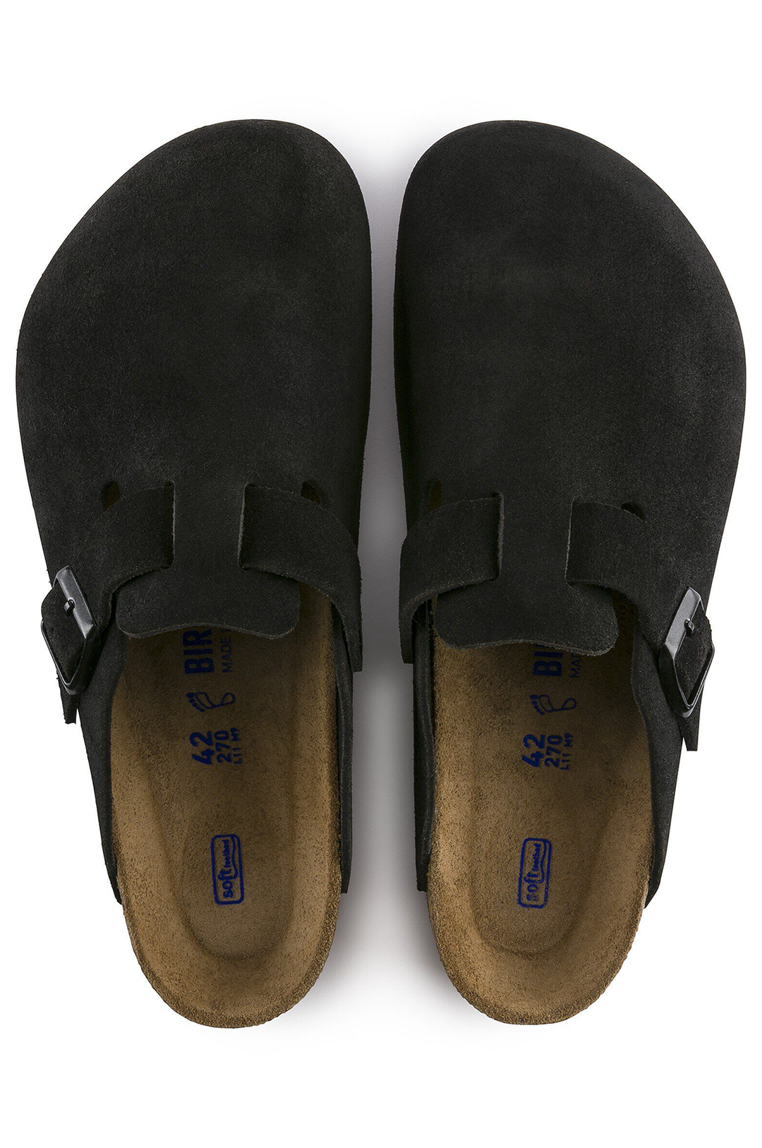Birkenstock Boston Soft Footbed Suede Clogs (Regular Fit)