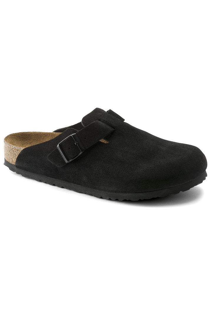 Birkenstock Boston Soft Footbed Suede Clogs (Regular Fit)