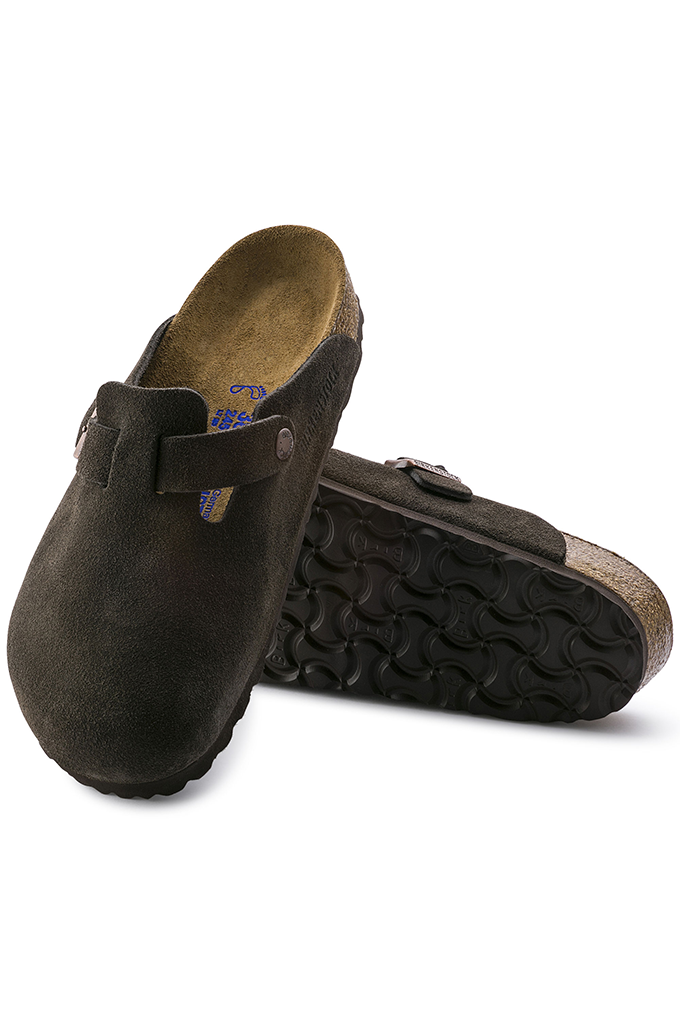 Birkenstock black suede deals clogs