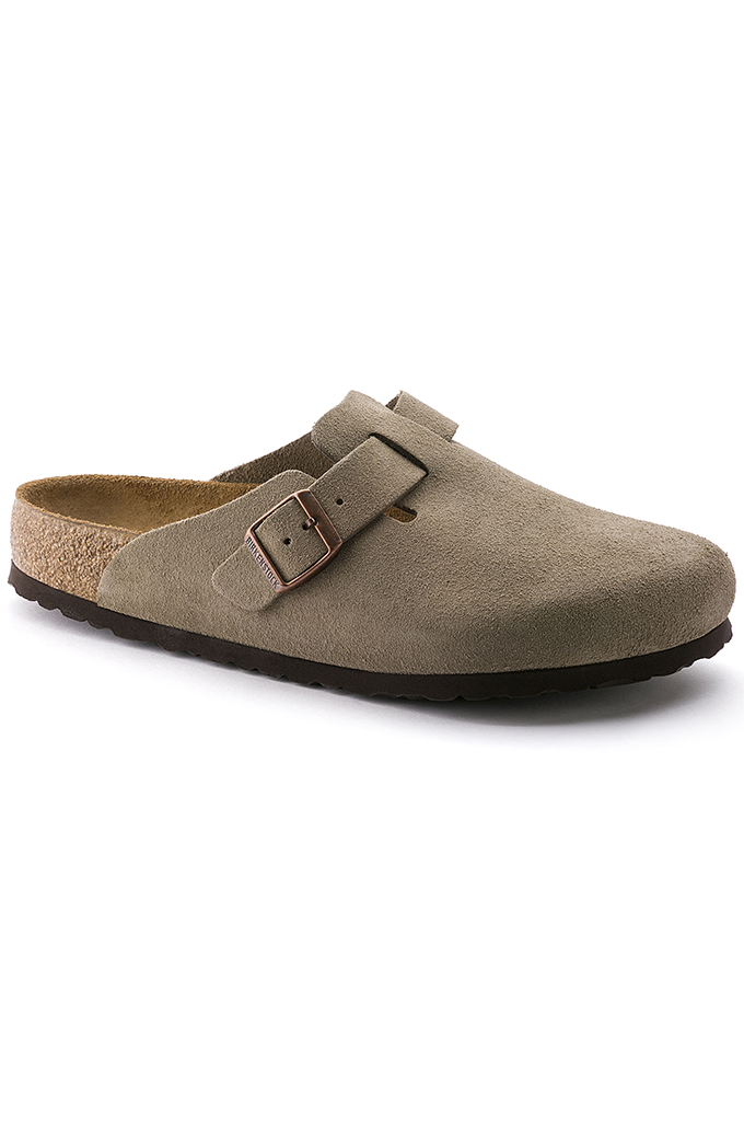 Birkenstock Boston Soft Footbed Suede Clogs Regular Fit