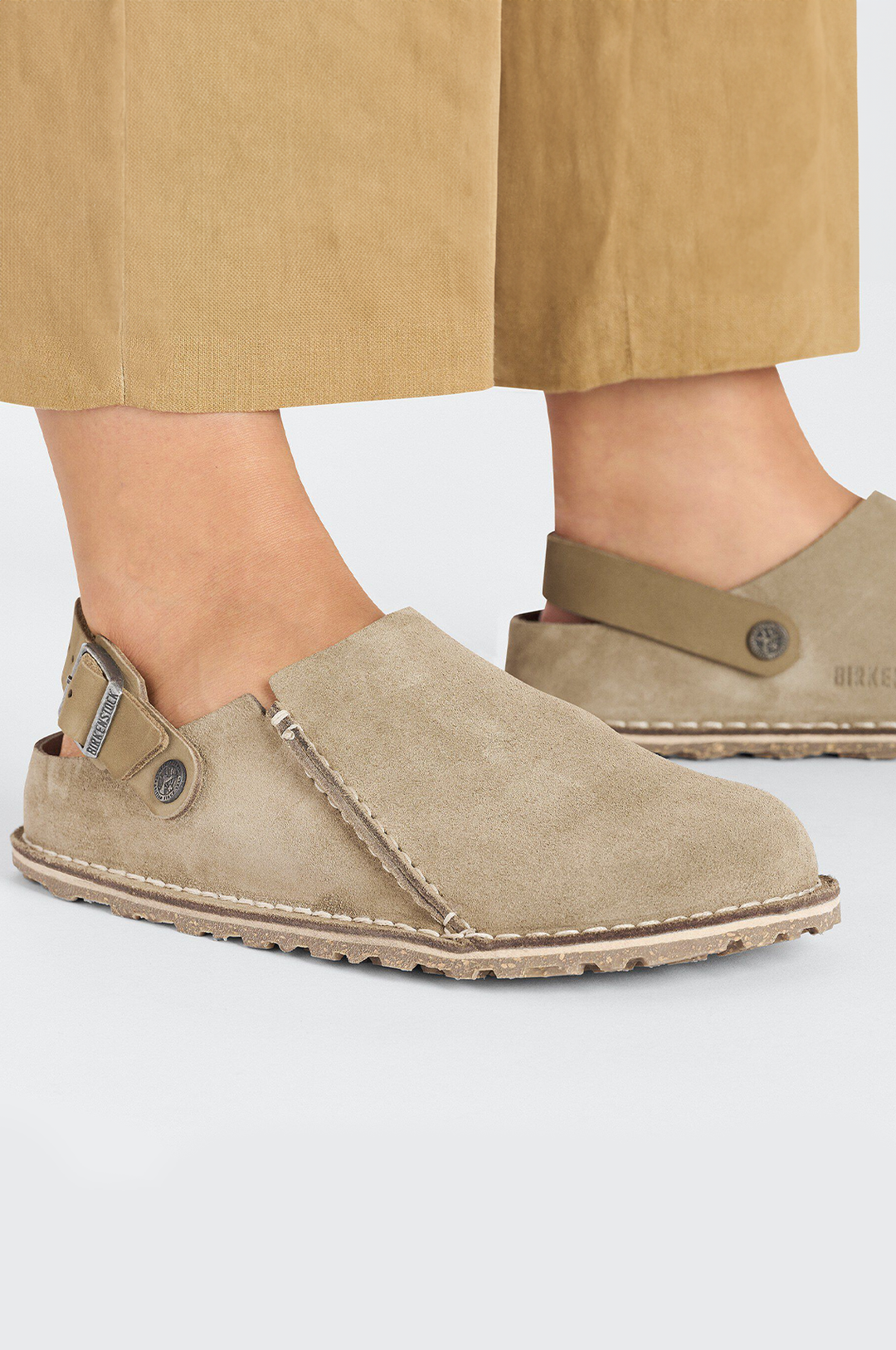 Birkenstock Lutry Premium Suede Clogs (Narrow Fit)