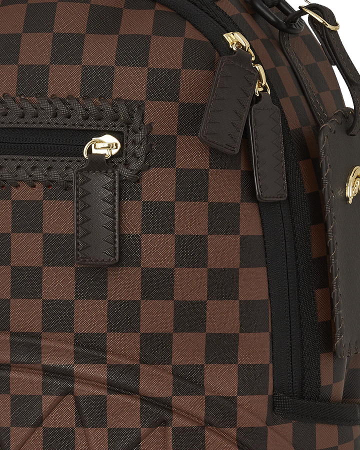 Sprayground Core Embossed Check Backpack