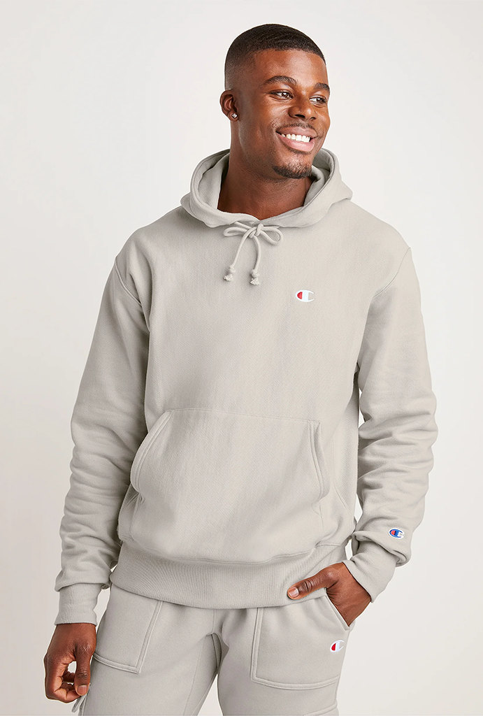 Champion Reverse Weave Pullover Hoodie, C Logo