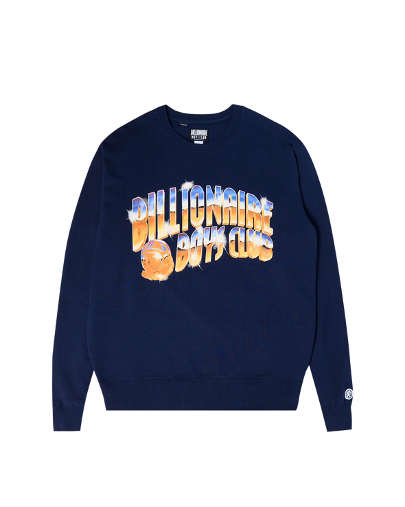 Billionaire Boys Club BB Chrome Oversized Crewneck Sweatshirt