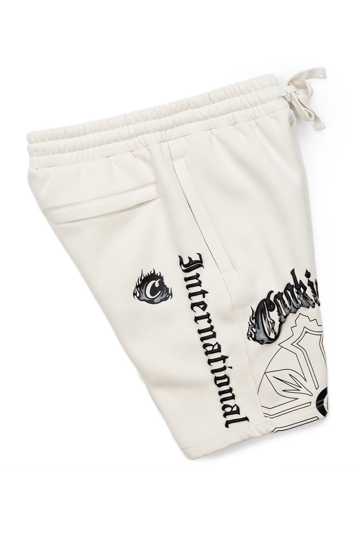 Cookies World On Fire Fleece Shorts