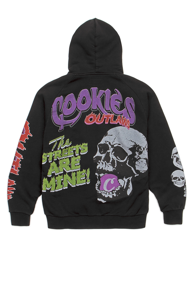 Cookies Outlaws Raglan Pullover Hoodie