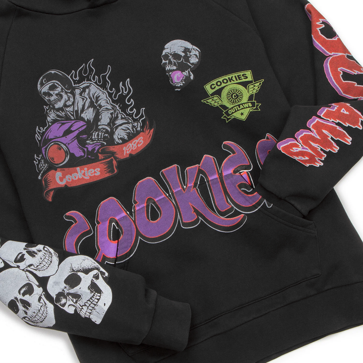 Cookies Outlaws Raglan Pullover Hoodie