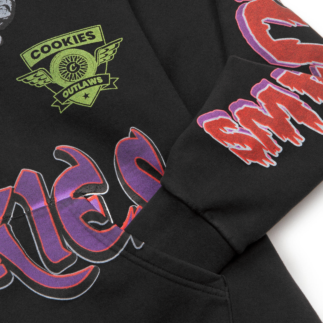 Cookies Outlaws Raglan Pullover Hoodie