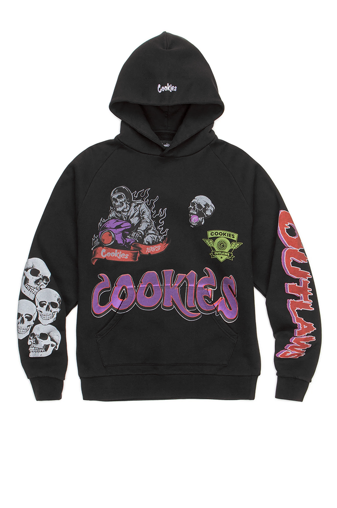 Cookies Outlaws Raglan Pullover Hoodie