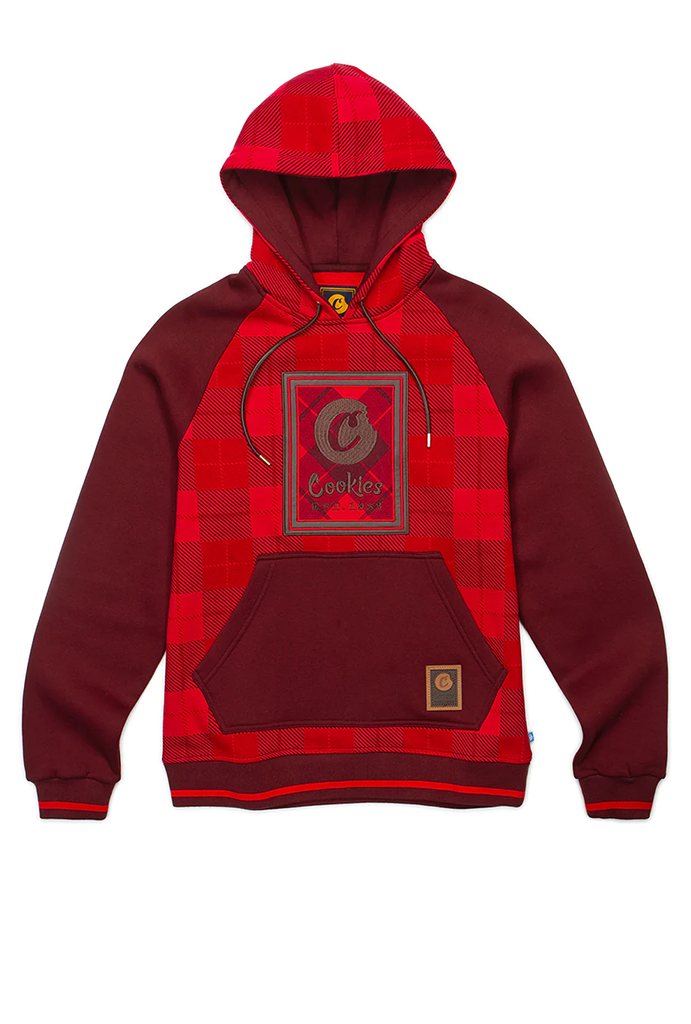 Burgundy cookies hoodie hotsell