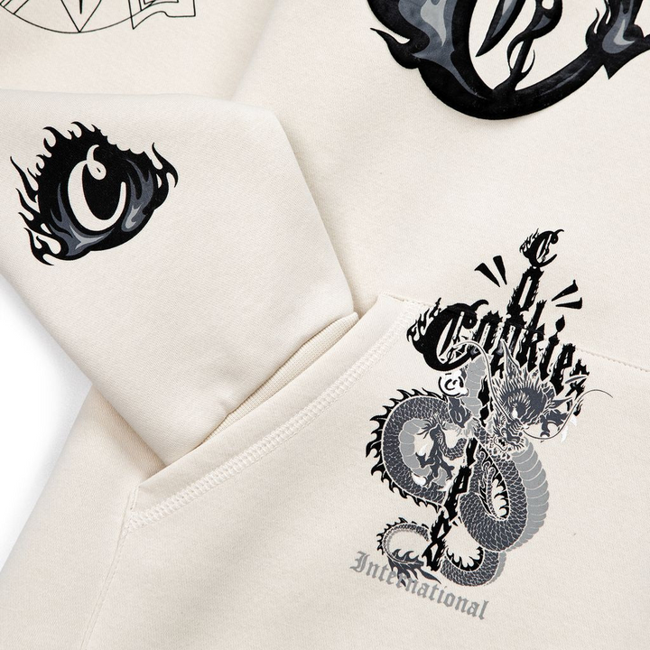 Cookies World On Fire Dragon Hoodie
