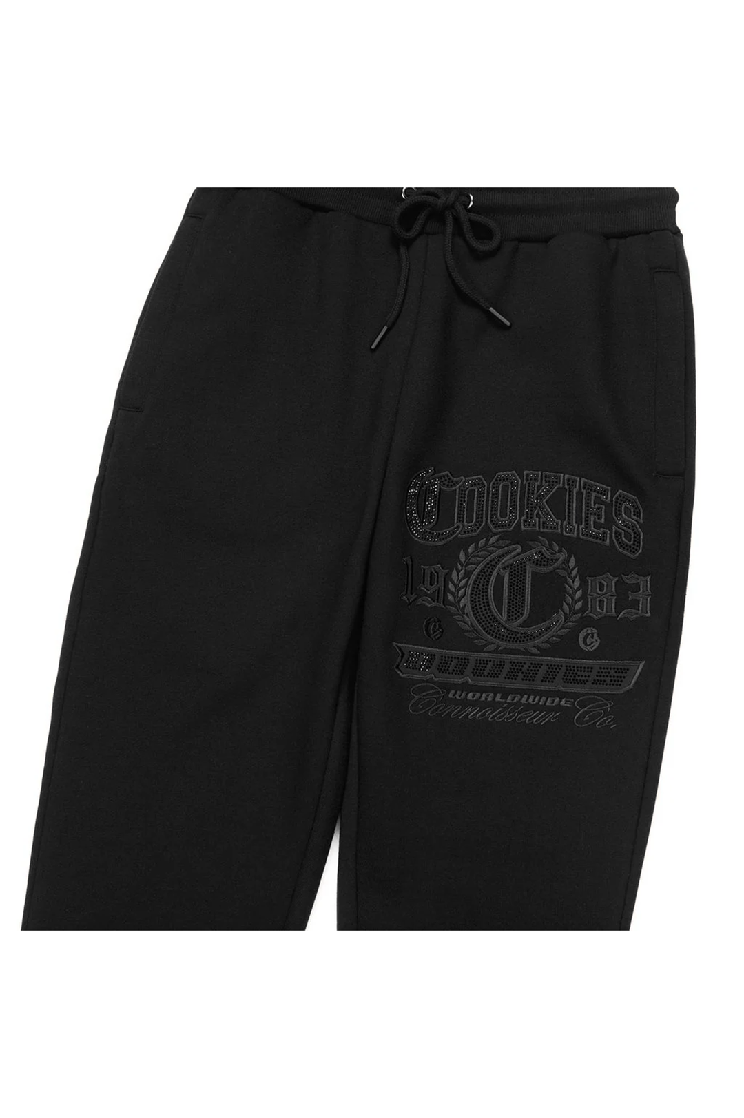 Cookie Paradise City Rhinestone Applique Fleece Pants