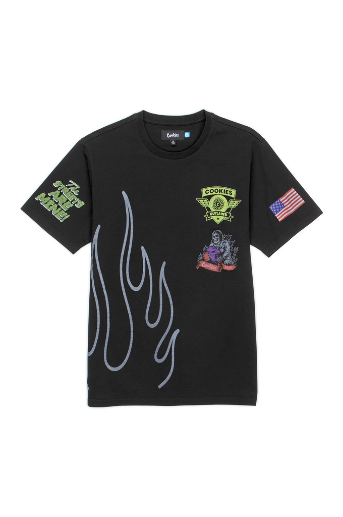 Cookies Outlaws Biker SS Knit Tee