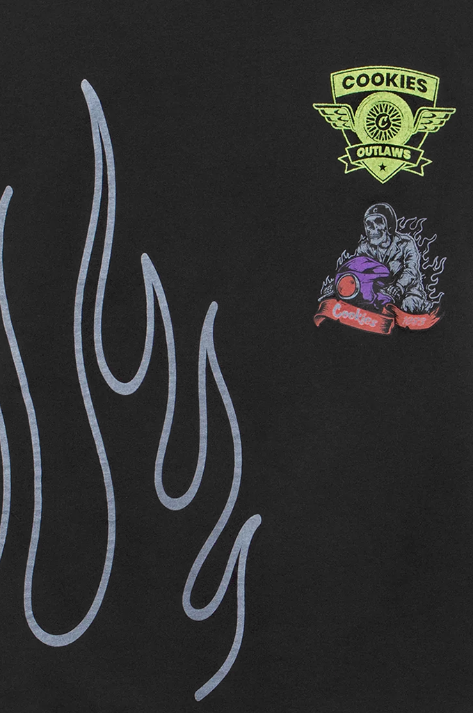 Cookies Outlaws Biker SS Knit Tee