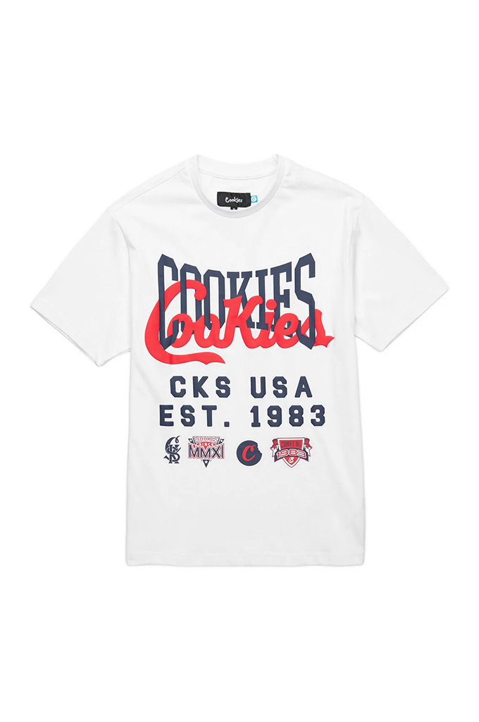 Cookies Title Fight V1 Block Script Knit Tee