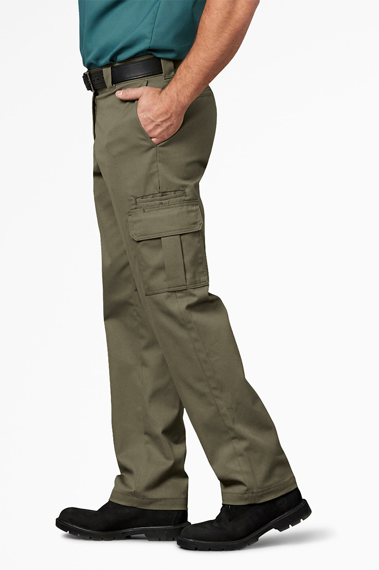 Men's straight fit cargo 2025 pants