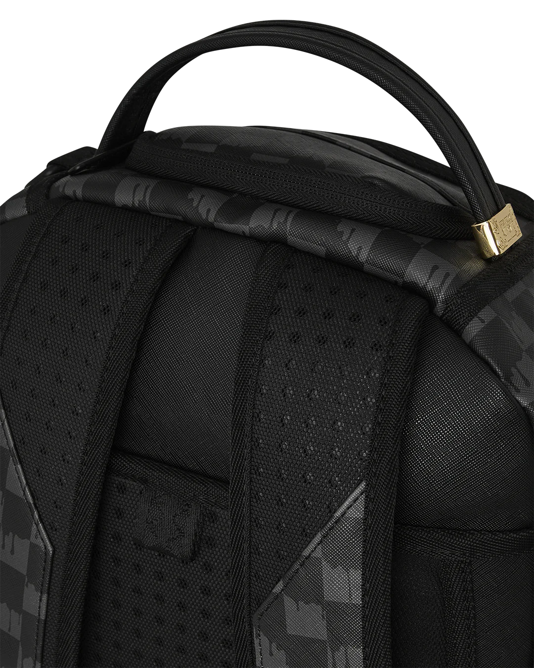 Sprayground Hangover Grey Drip Check DLXSV Backpack