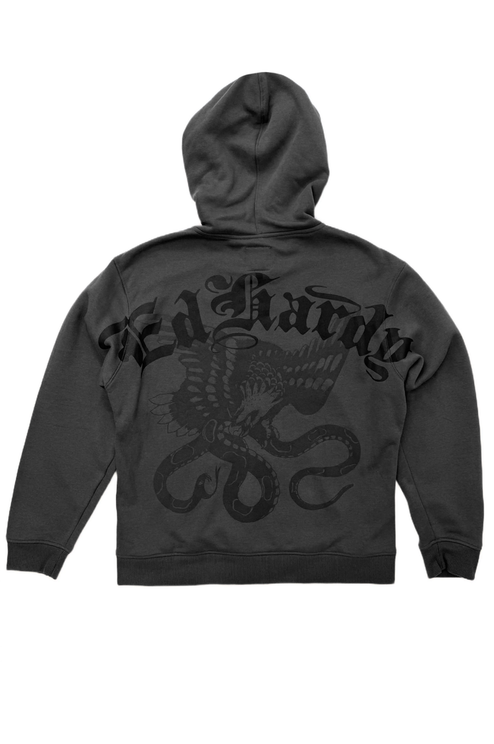 Ed Hardy Dragon Flame Men's Zip Hoodie